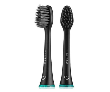 Końcówka do szczoteczek Seysso Końcówki do szczoteczki Carbon Antibacterial 2 szt.